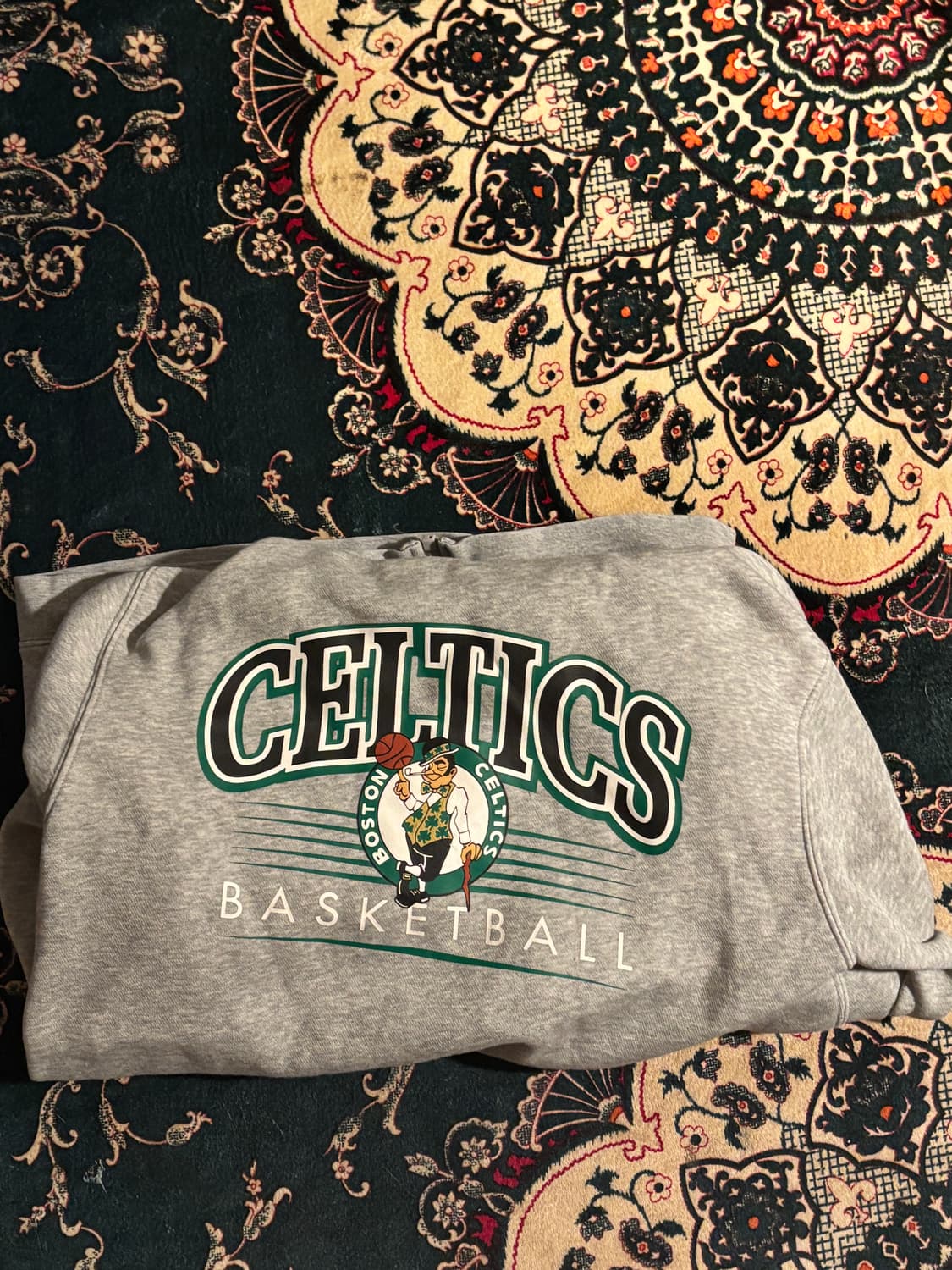 나이키 X NBA 보스턴 그레이 후드집업 M 상품이미지5
