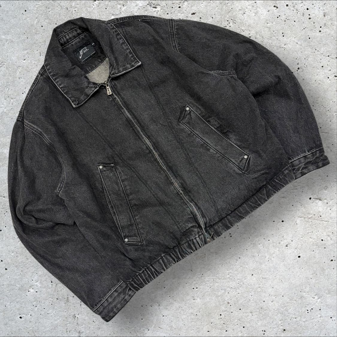 [2] 디미트리블랙 DIMITRI BLACK 데님 블루종 블랙 B452 상품이미지1