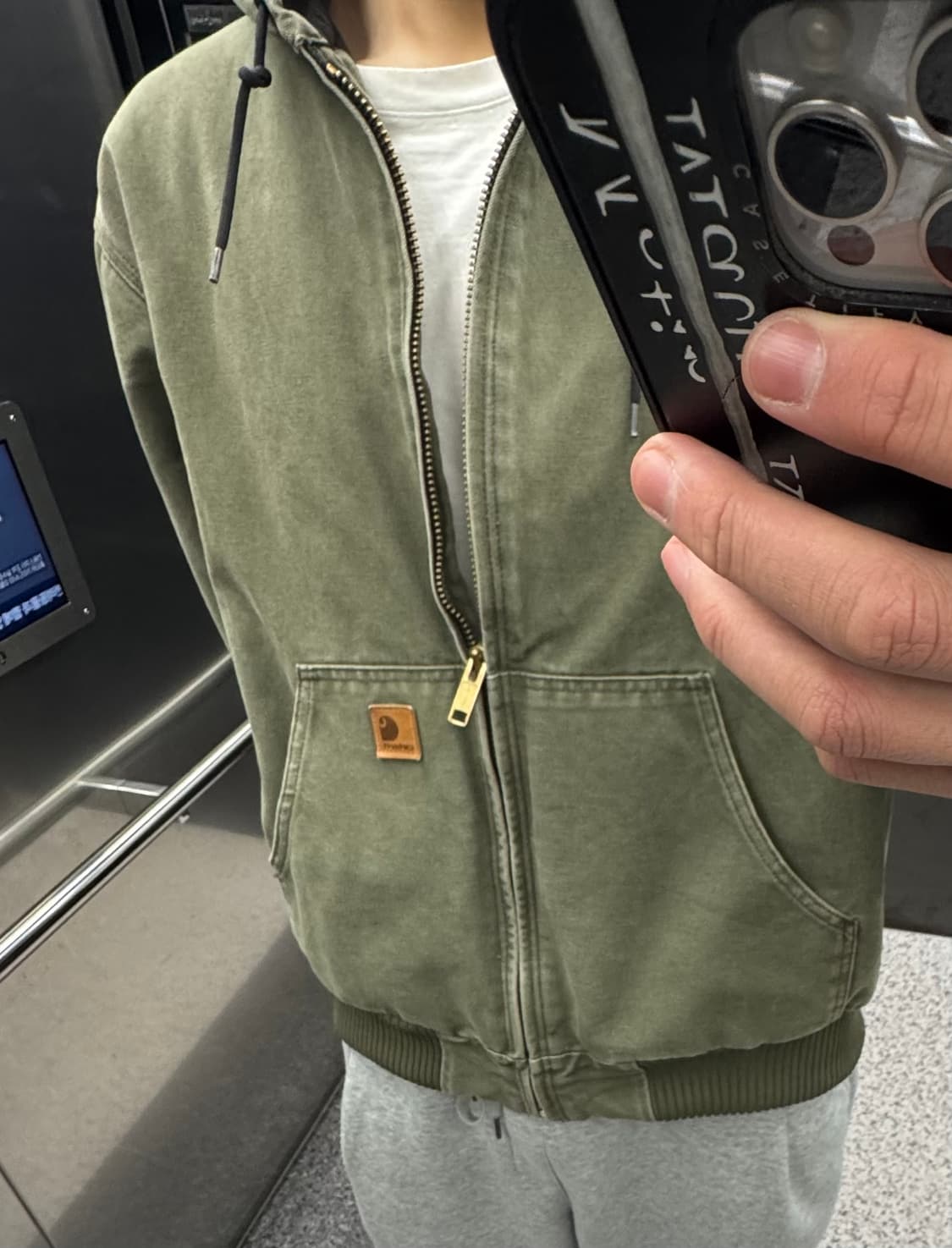 칼하트 J130 엑티브 자켓 xl 상품이미지1