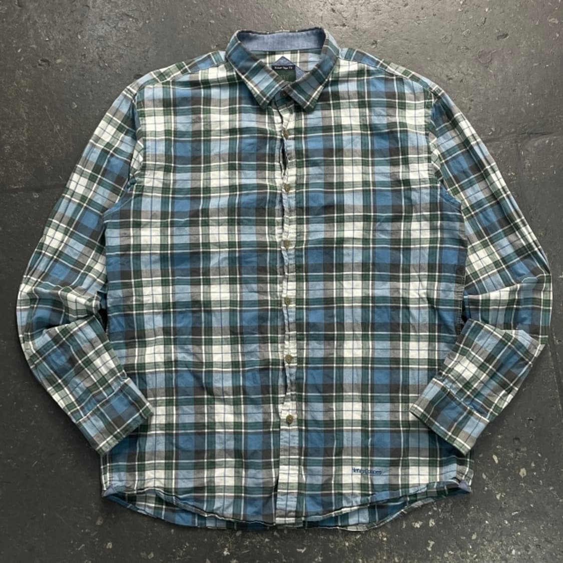 105 헨리코튼 체크셔츠  상품이미지1