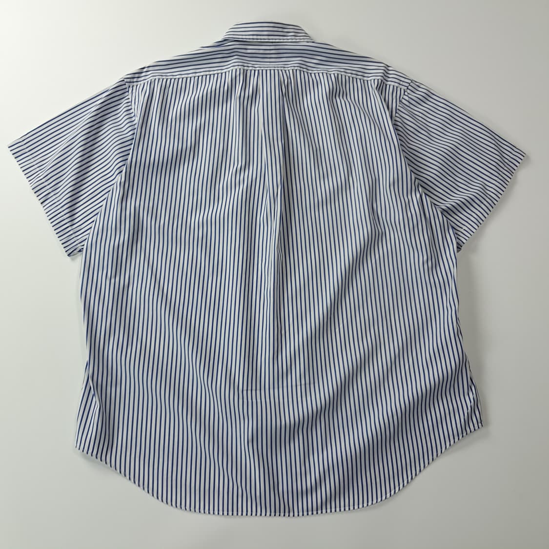 CJ263 XL 폴로 싱가포르판 90s 블루 마린스트라이프 반팔 셔츠  상품이미지6
