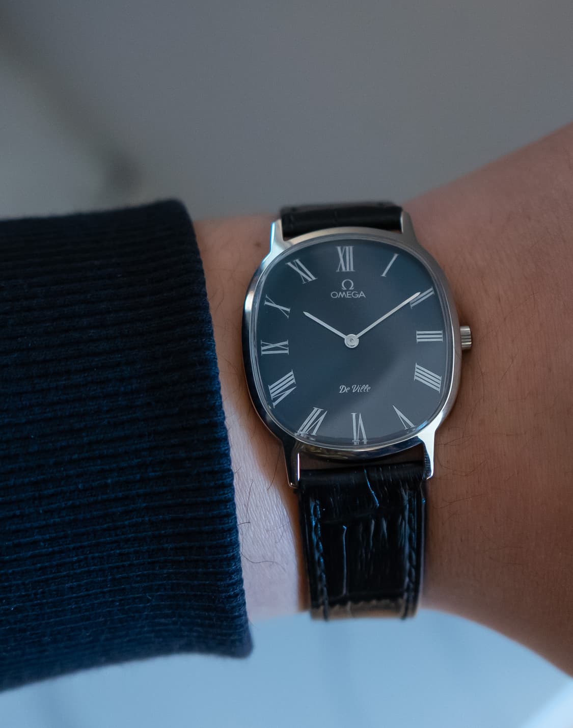 오메가 엘립스 네이비 빈티지 수동 시계 상품이미지1