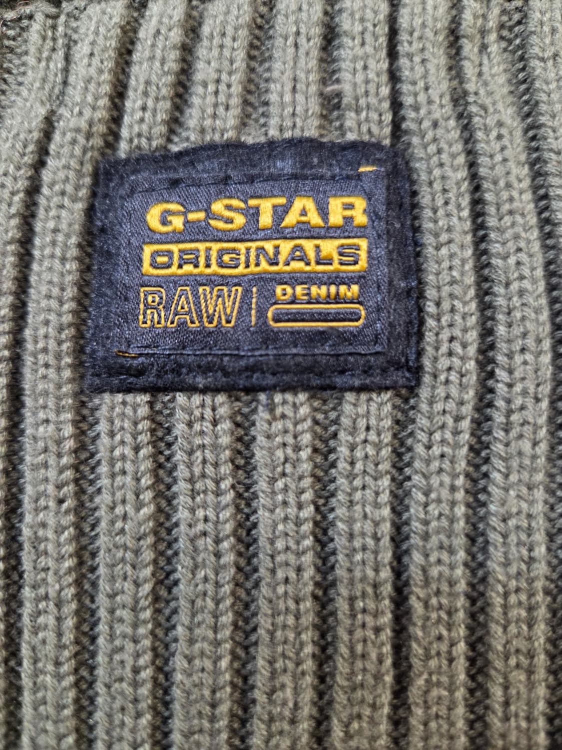 (특가)G-Star RAW 골지 니트 스웨터 카키(XL) 상품이미지4