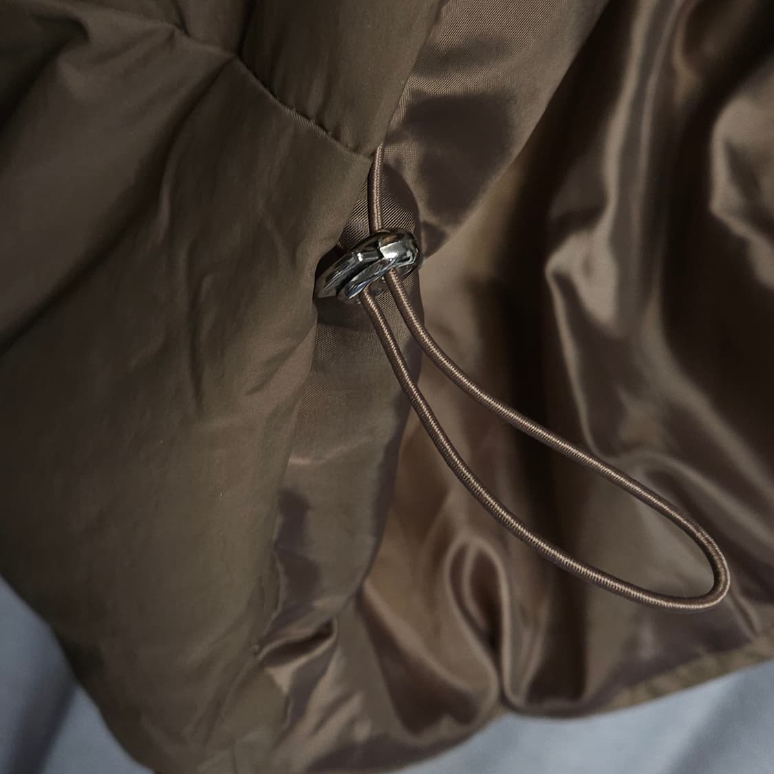 F ) 여성 에코퍼 카라 패딩점퍼 상품이미지5