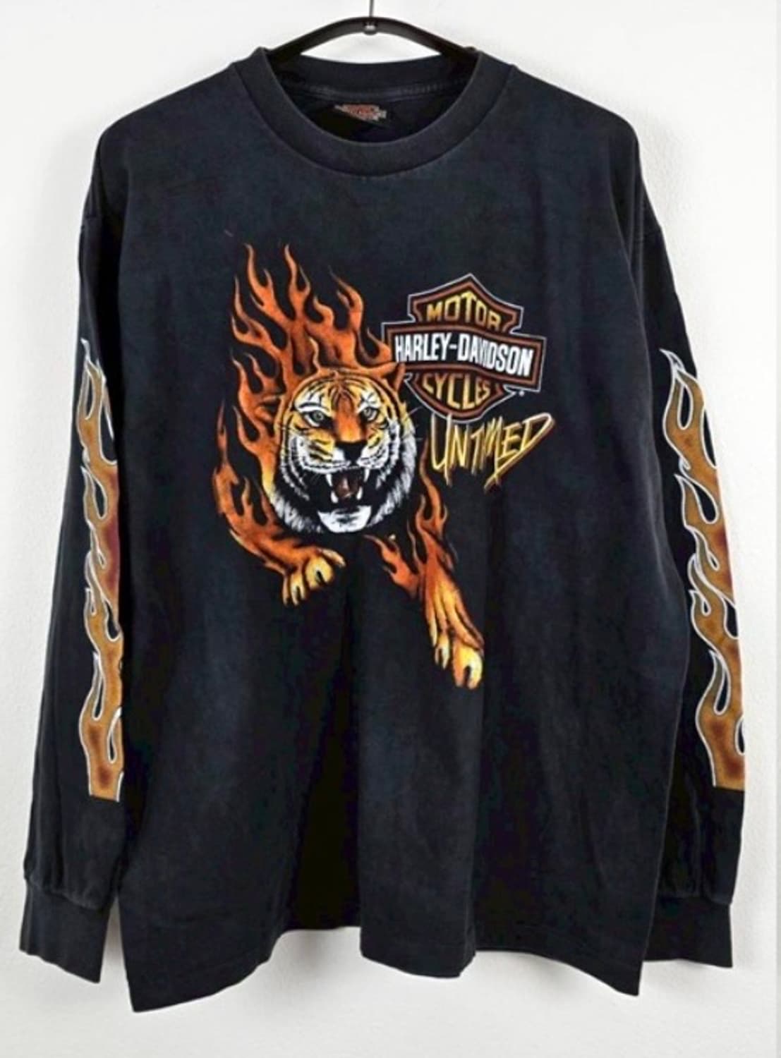 (rep) 빈티지 할리데이비슨 페이딩 롱슬리브rd 상품이미지1