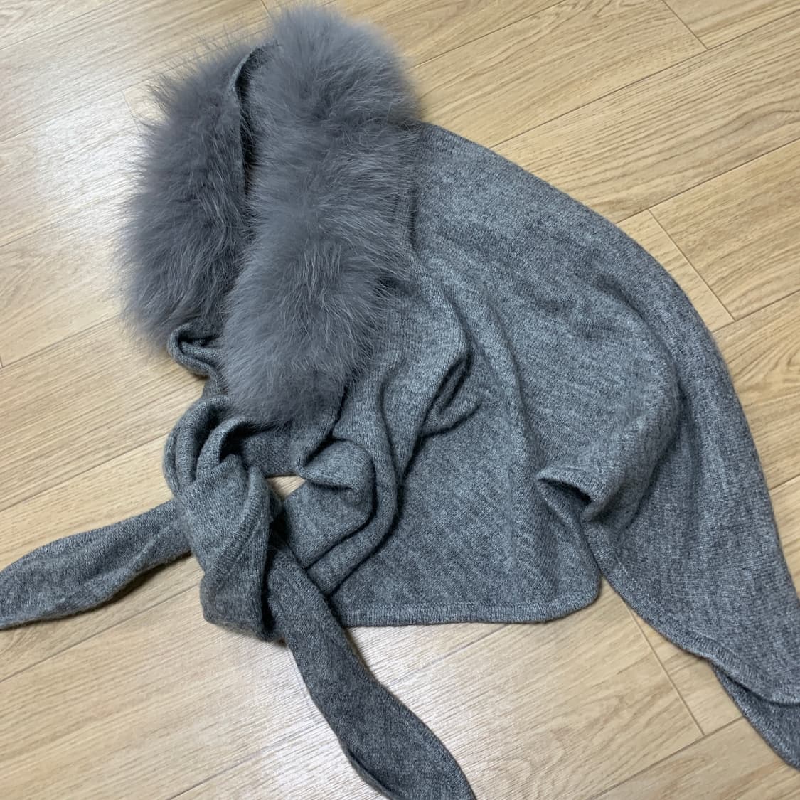 Mariani 마리아니 폭스퍼 후드 머플러 상품이미지1