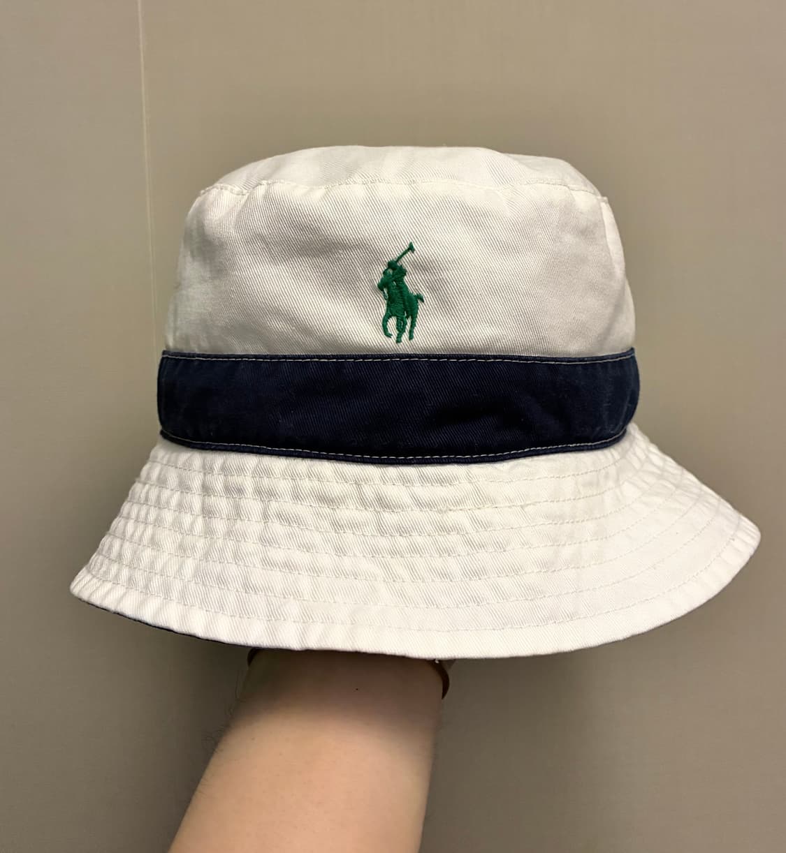(S~M)POLO 폴로랄프로렌 리버시블 양면 버킷햇 벙거지모자 상품이미지2