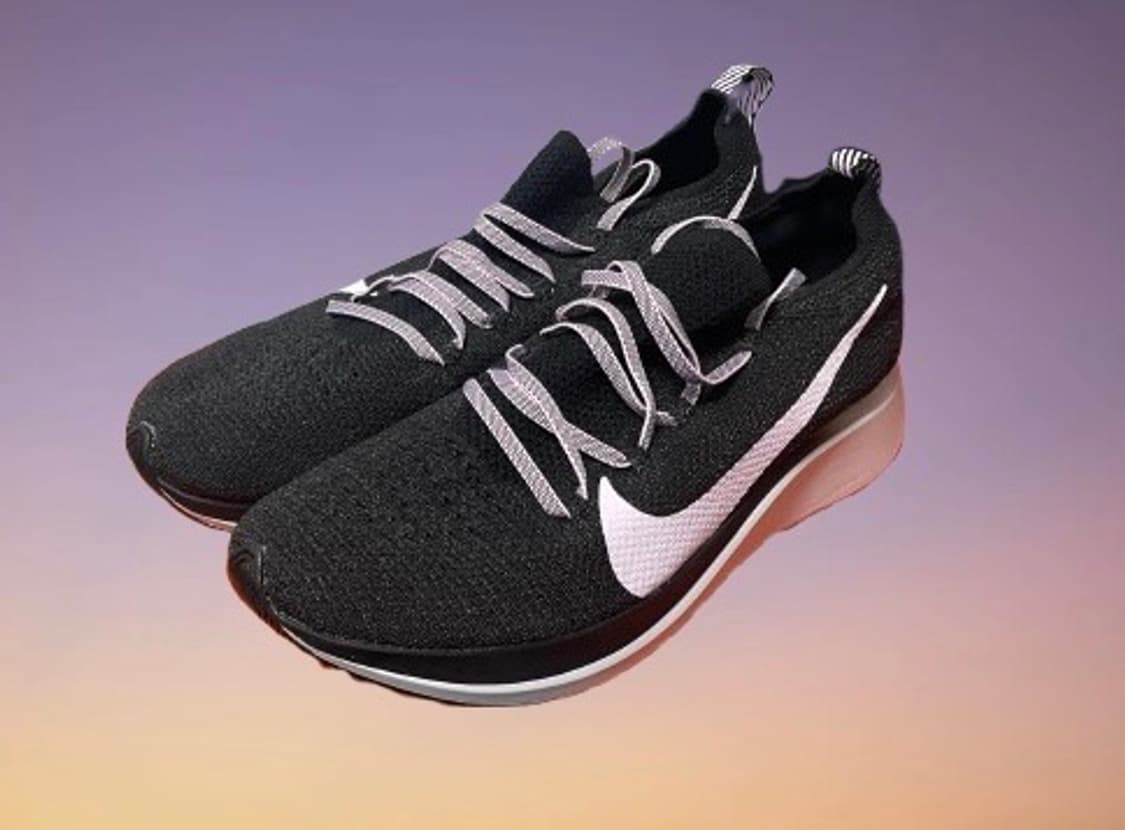 (새상품) 나이키 줌 플라이니트 블랙/핑크 250,255mm 상품이미지1