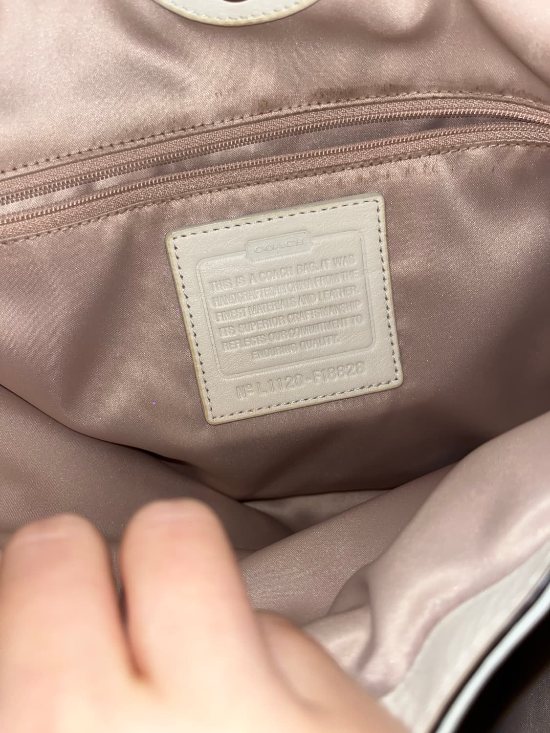 Coach Bacis Creami Shoulder bag 상품이미지7