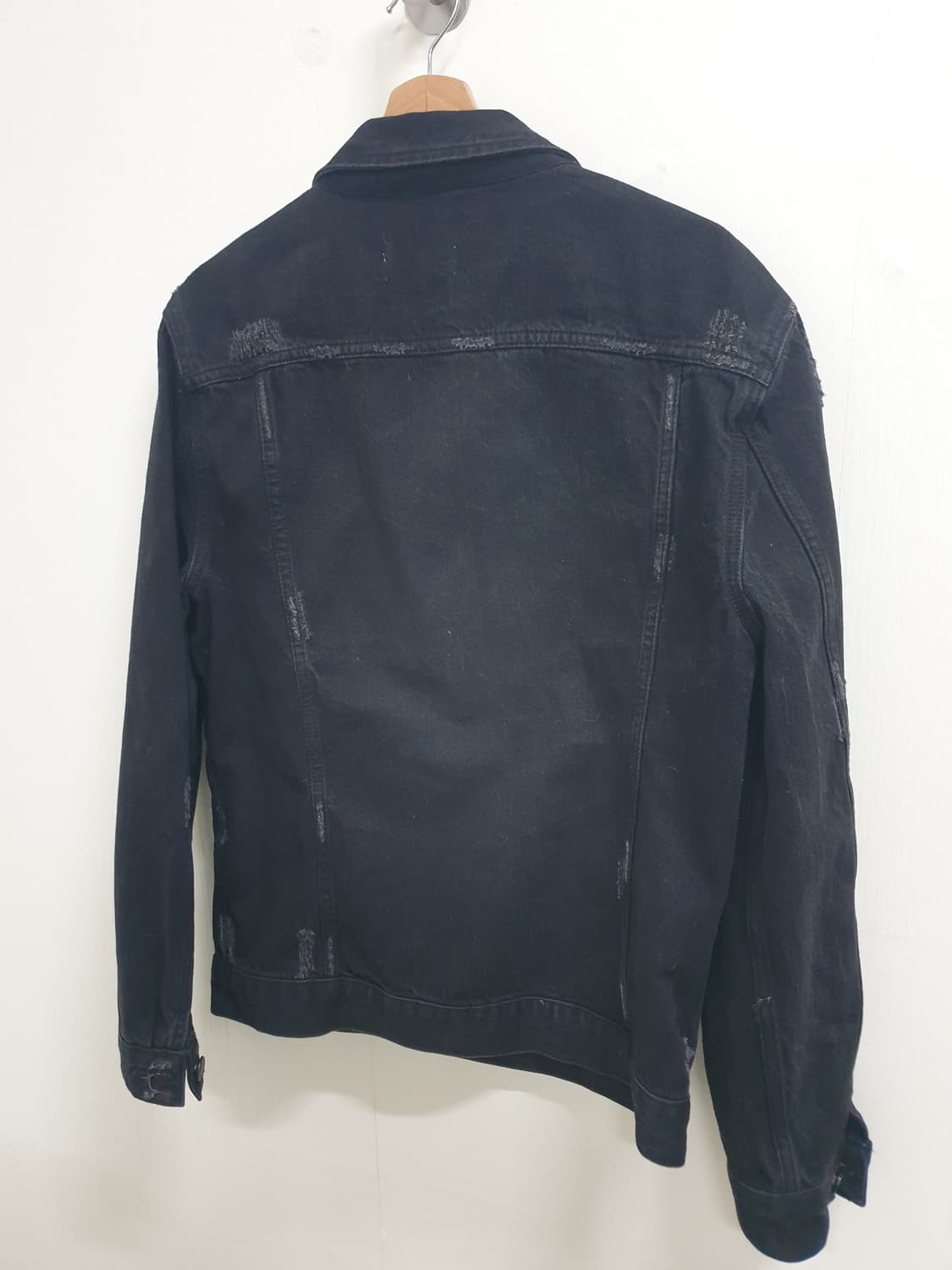 ALLSAINTS 블랙 트루커 데님 자켓 L 상품이미지8