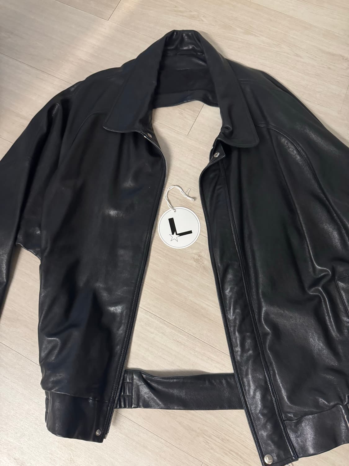 LOURDES NEWYORK backless leather jacket 상품이미지9