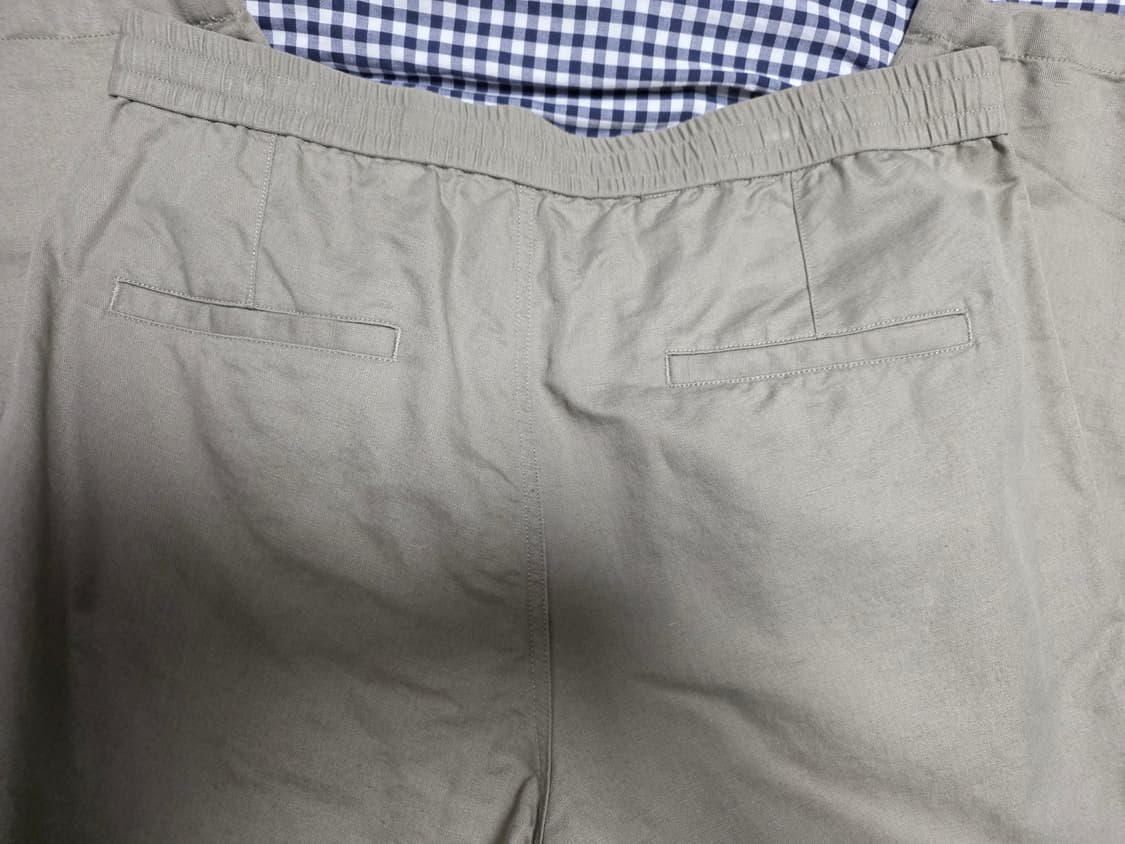 아르켓 리넨 블렌드 트라우저 카키 그린 54 상품이미지4