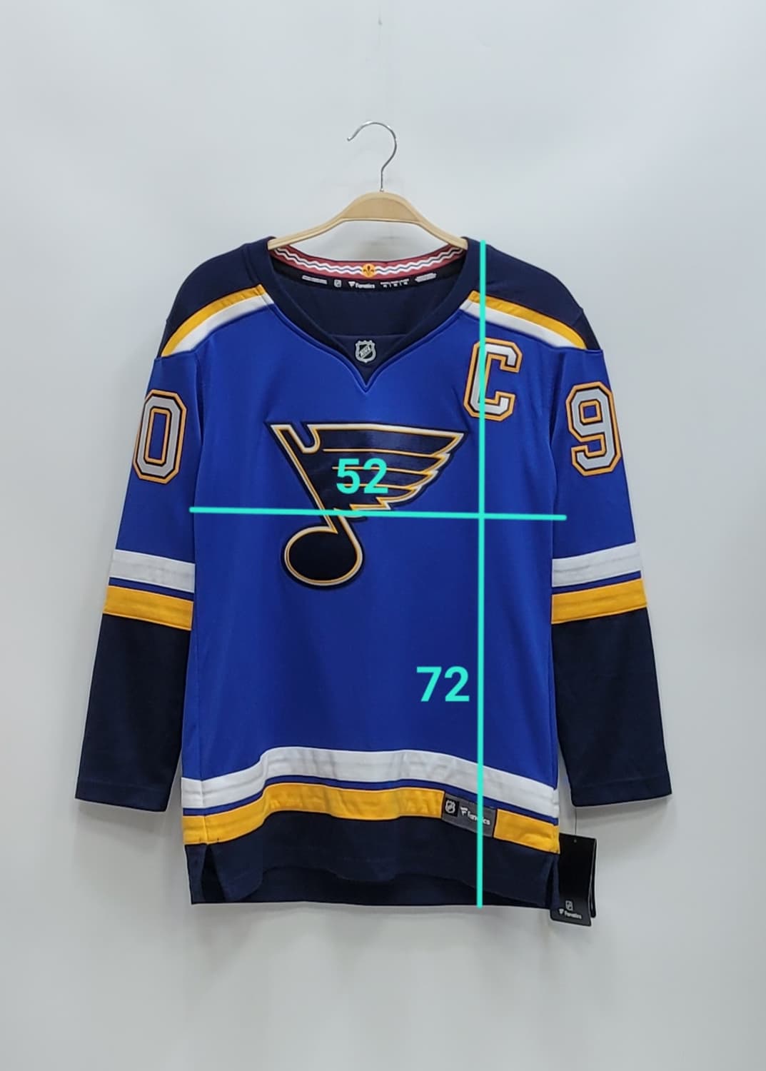 (새상품) 파나틱스 NHL 세인트루이스 블루스 홈유니폼 저지 / 남 M
 상품이미지10