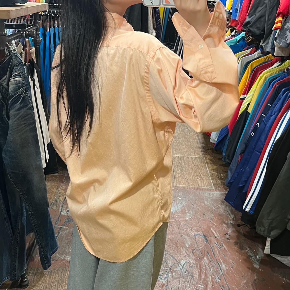 [HI]폴로 긴팔셔츠 살구 상품이미지6