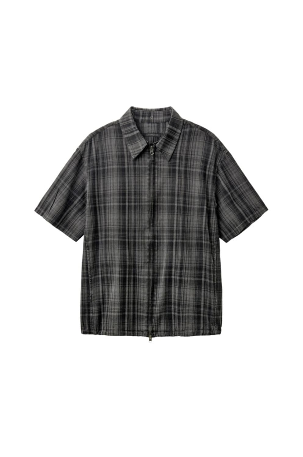 [3] 해칭룸 Shirket Over Dyed Check Charcoal 상품이미지1