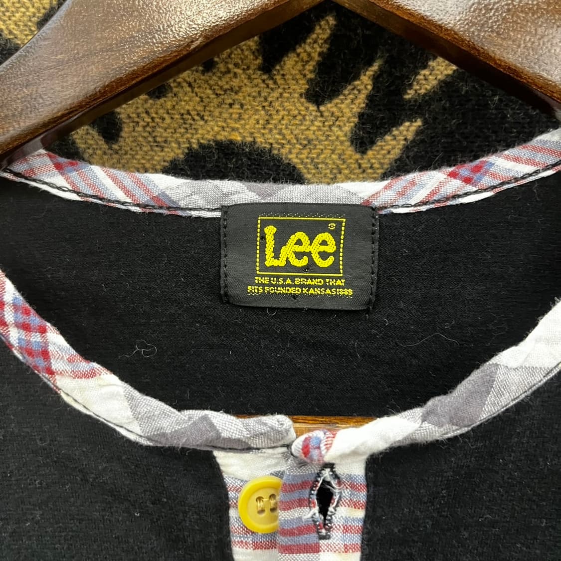 리 희귀 빈티지 Y2K 레트로 키치 체크로고 슬림핏 반팔티 K0052 상품이미지5