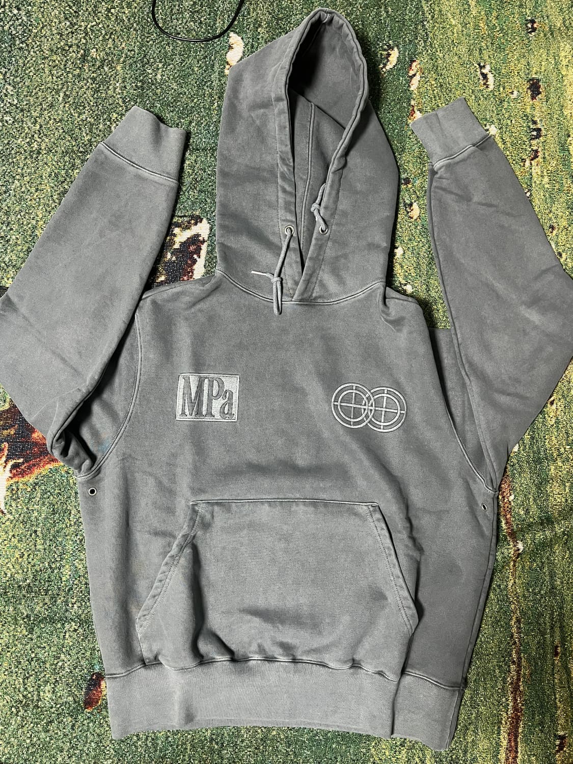 플라스틱 프로덕트 미드그린 후드티 상품이미지1