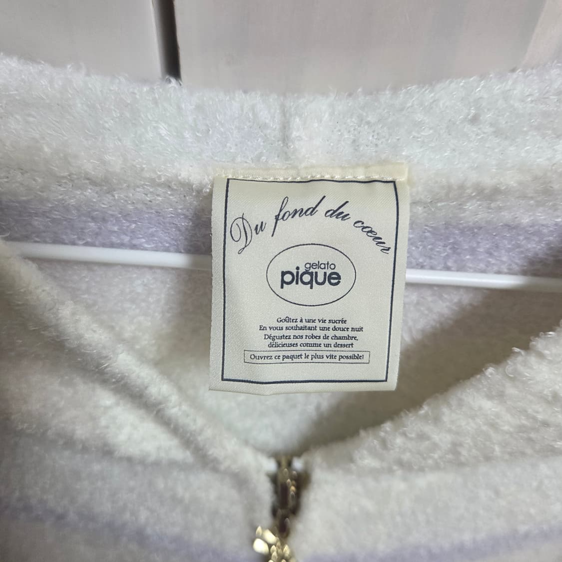 젤라또피케 투웨이 후드집업 잠옷 빈티지 상품이미지3