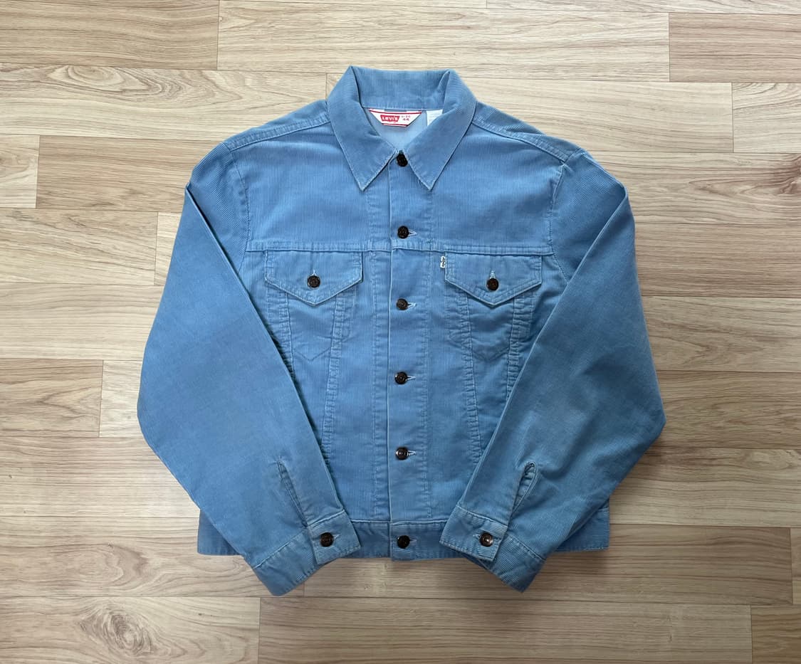 70s 미제 리바이스 코듀로이 3세대 트러커 70505 44사이즈(L) 상품이미지1