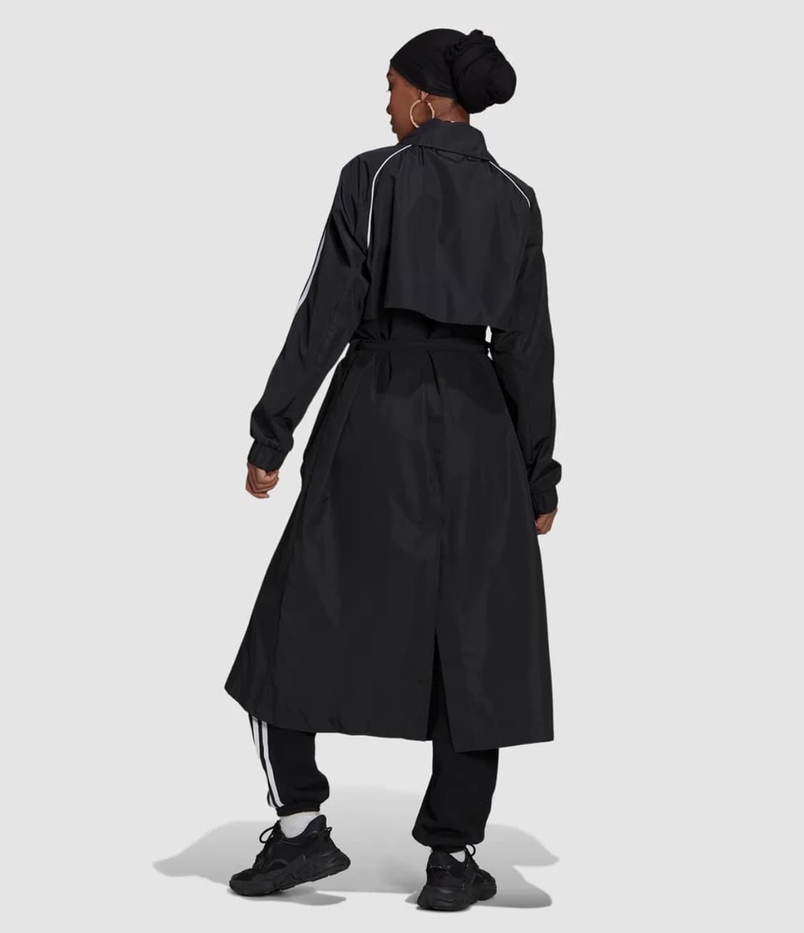 (S)아디다스 트렌치 코트 블랙 상품이미지3