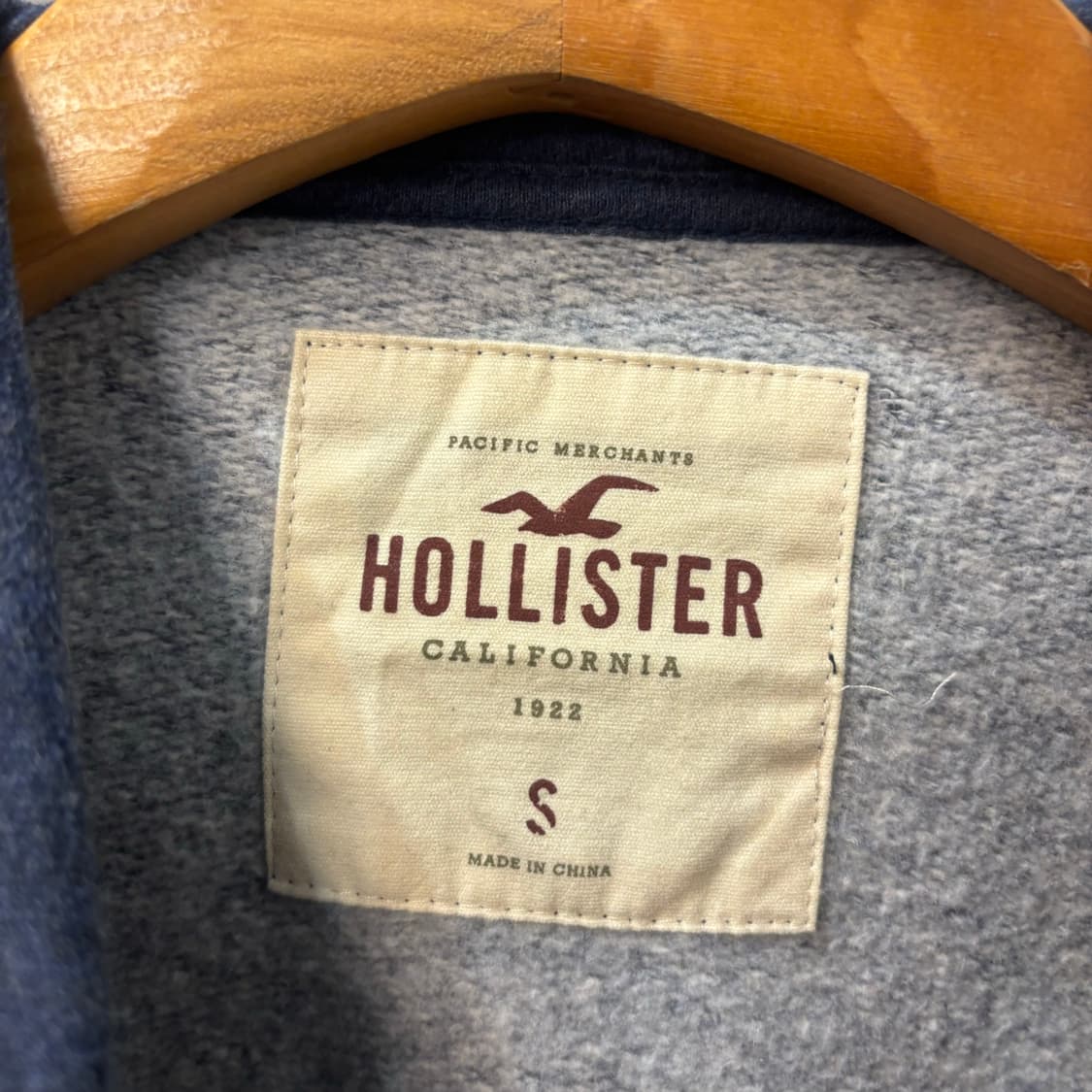홀리스터 y2k 빈티지 네이비 후드집업 S 상품이미지6