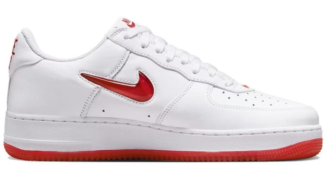 NIKE 나이키 에어포스1로우 화이트유니버시티레드 / 275 상품이미지1