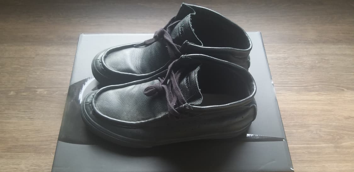 반스 Carver 레더 블랙 스니커즈 상품이미지2