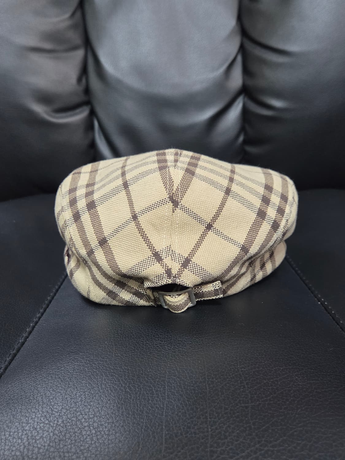 (정품) [버버리] 블루라벨 베이지 노바체크 헌팅캡 | 00087 상품이미지4