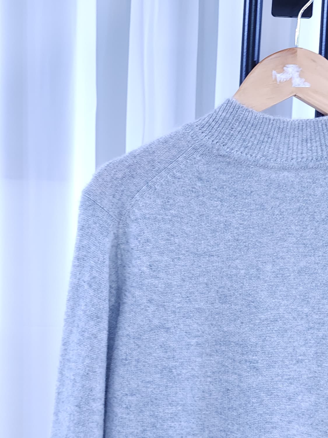 캐시미어100% 반목니트 상품이미지6