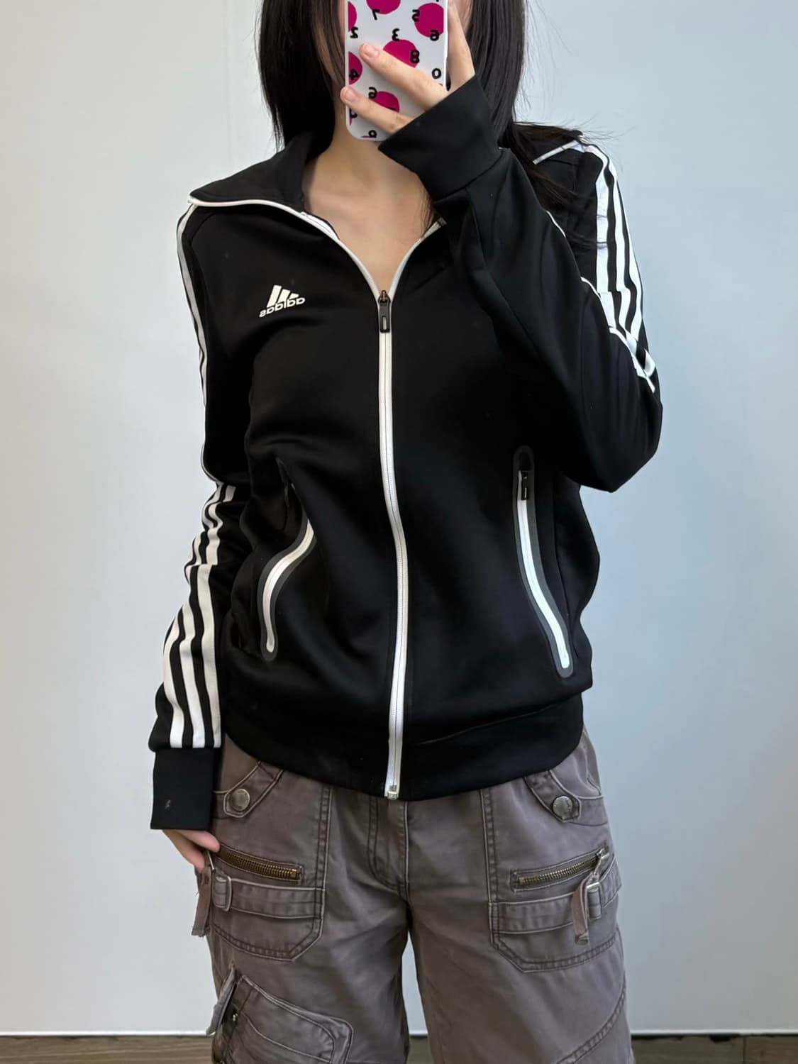 아디다스 블랙 트랙탑 져지 상품이미지1