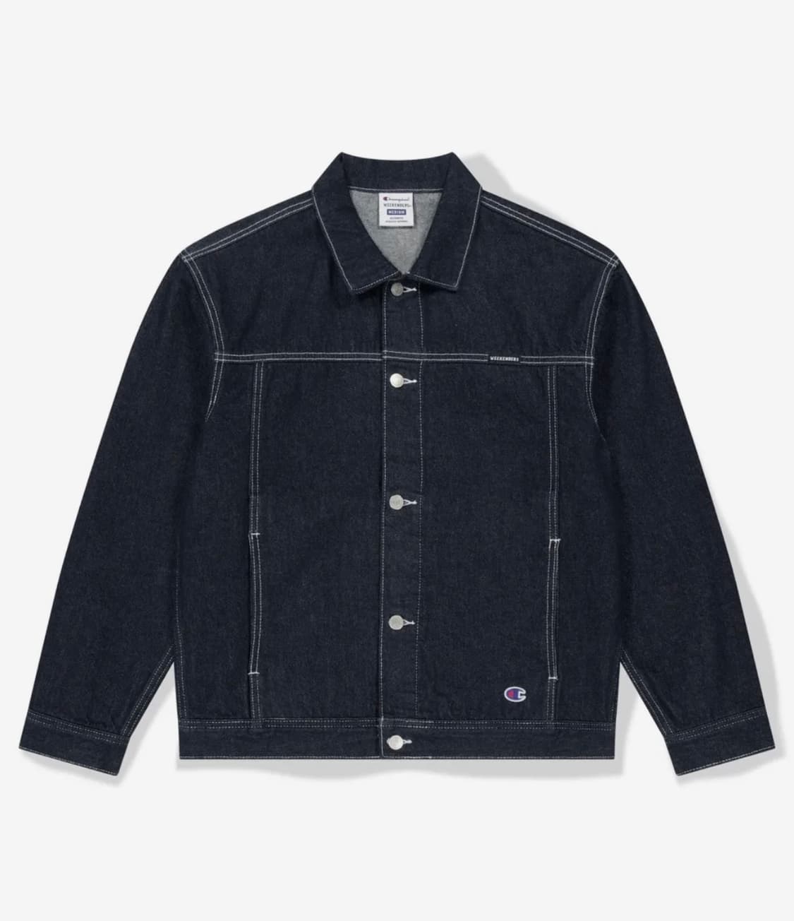 챔피온 x 워캔더스 DENIM TRUCKER JACKET XL 새상품 상품이미지2