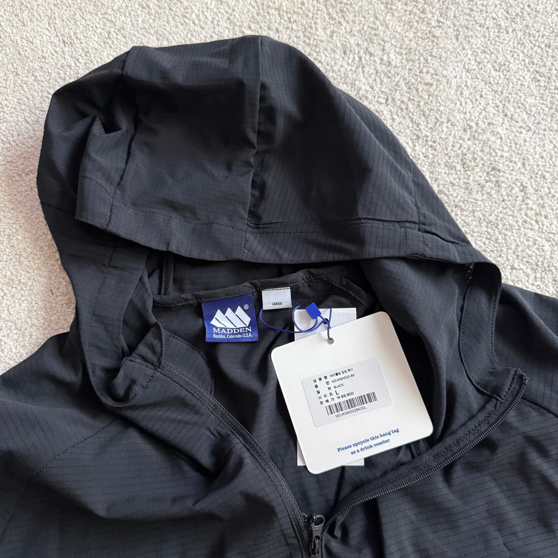 매든 에어쿨링 집업 후디 자켓 상품이미지2