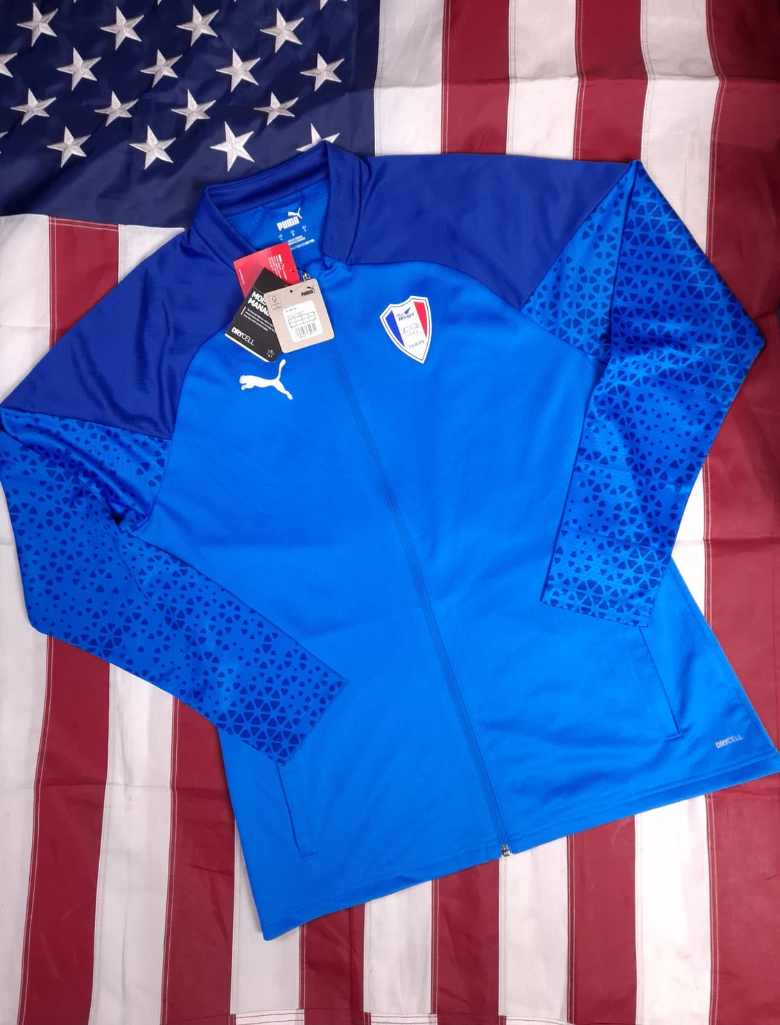 택새제품 오리지날 푸마 삼성 수원 블루윙즈 트렉탑져지 상품이미지1