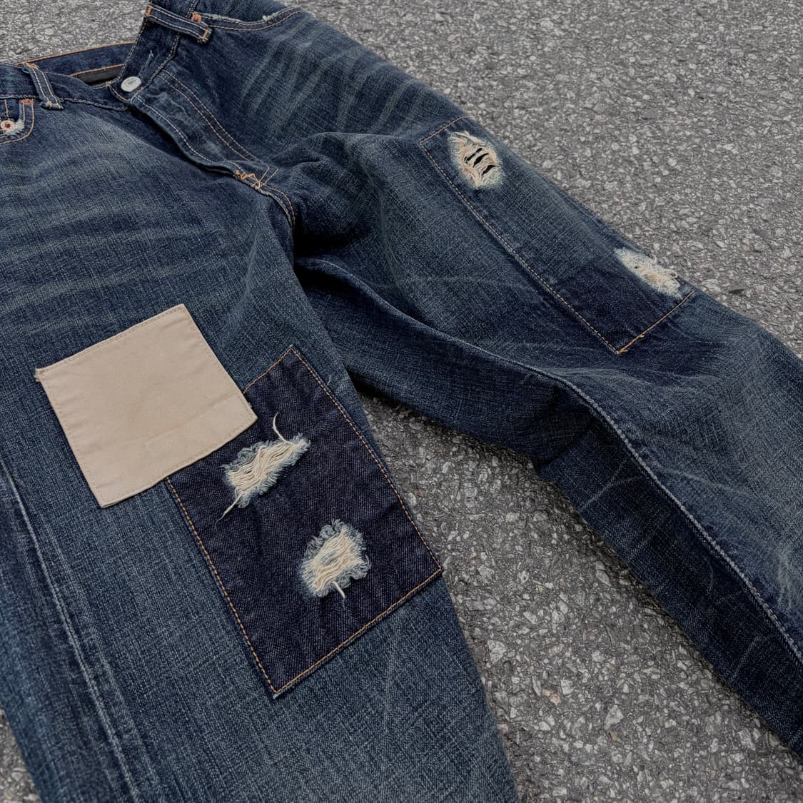 00s 리바이스 501XX 패치워크 데님 (31)   상품이미지3