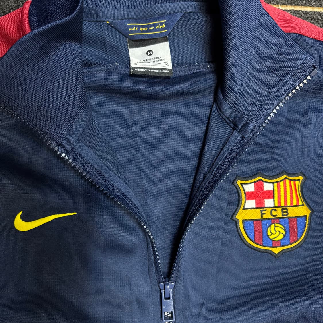 나이키 바르셀로나 트랙탑 축구팀 져지 상품이미지2