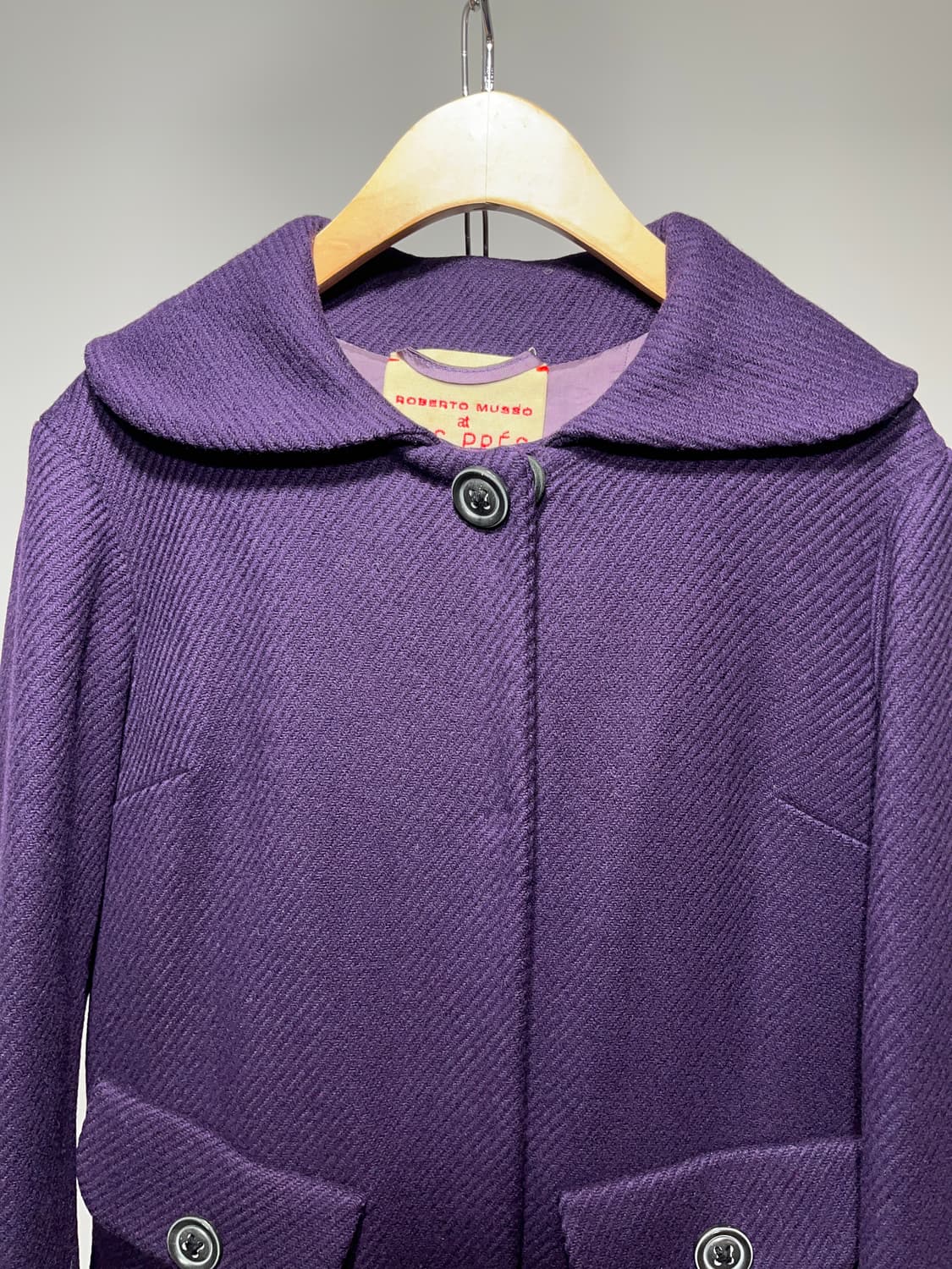 roberto musso wool coat 상품이미지2