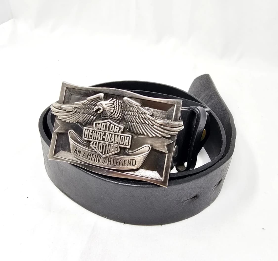 헨리 다이아몬드 할리데이비슨 스타일 벨트 상품이미지2