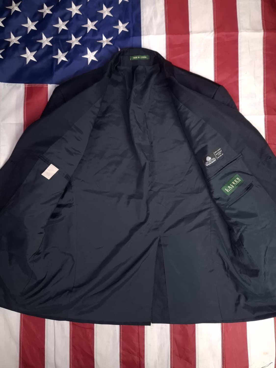 특A 오리지날 캐나다제조 로렌 랄프로렌 금장 투버튼 블레이져 상품이미지9