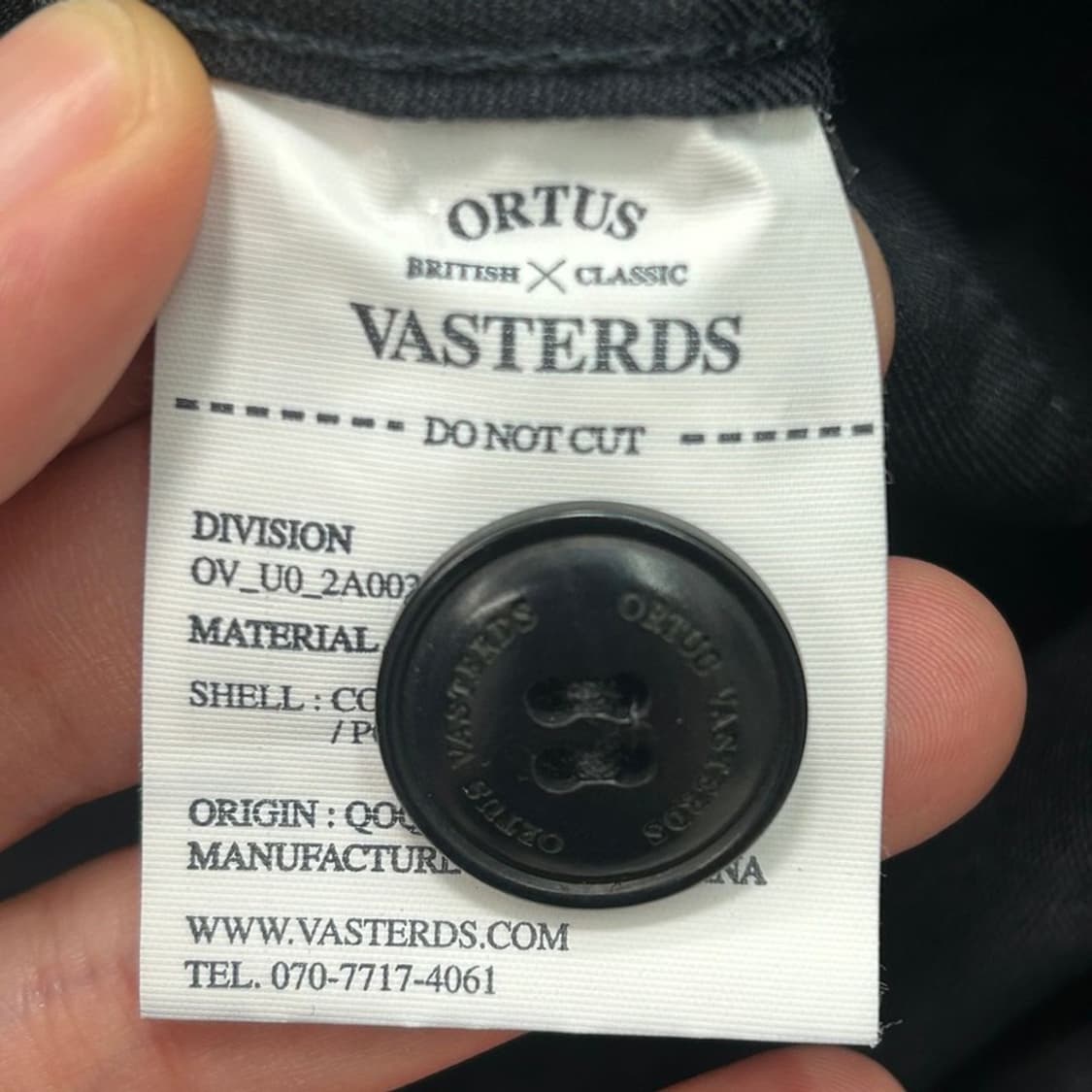 (새상품) 올투스 바스터즈 가먼트 퍼티그 자켓 블랙 M 상품이미지6