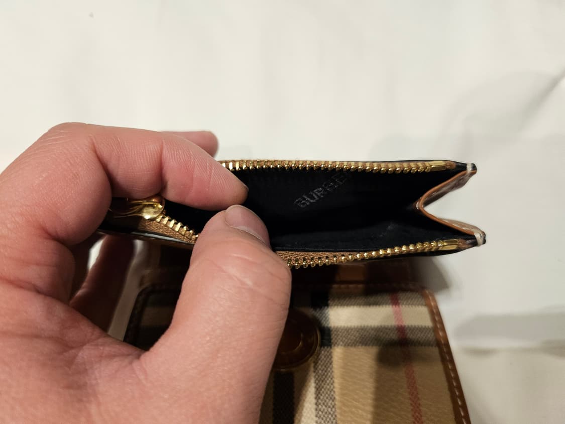 버버리 체크 폴딩 반지갑 상품이미지7