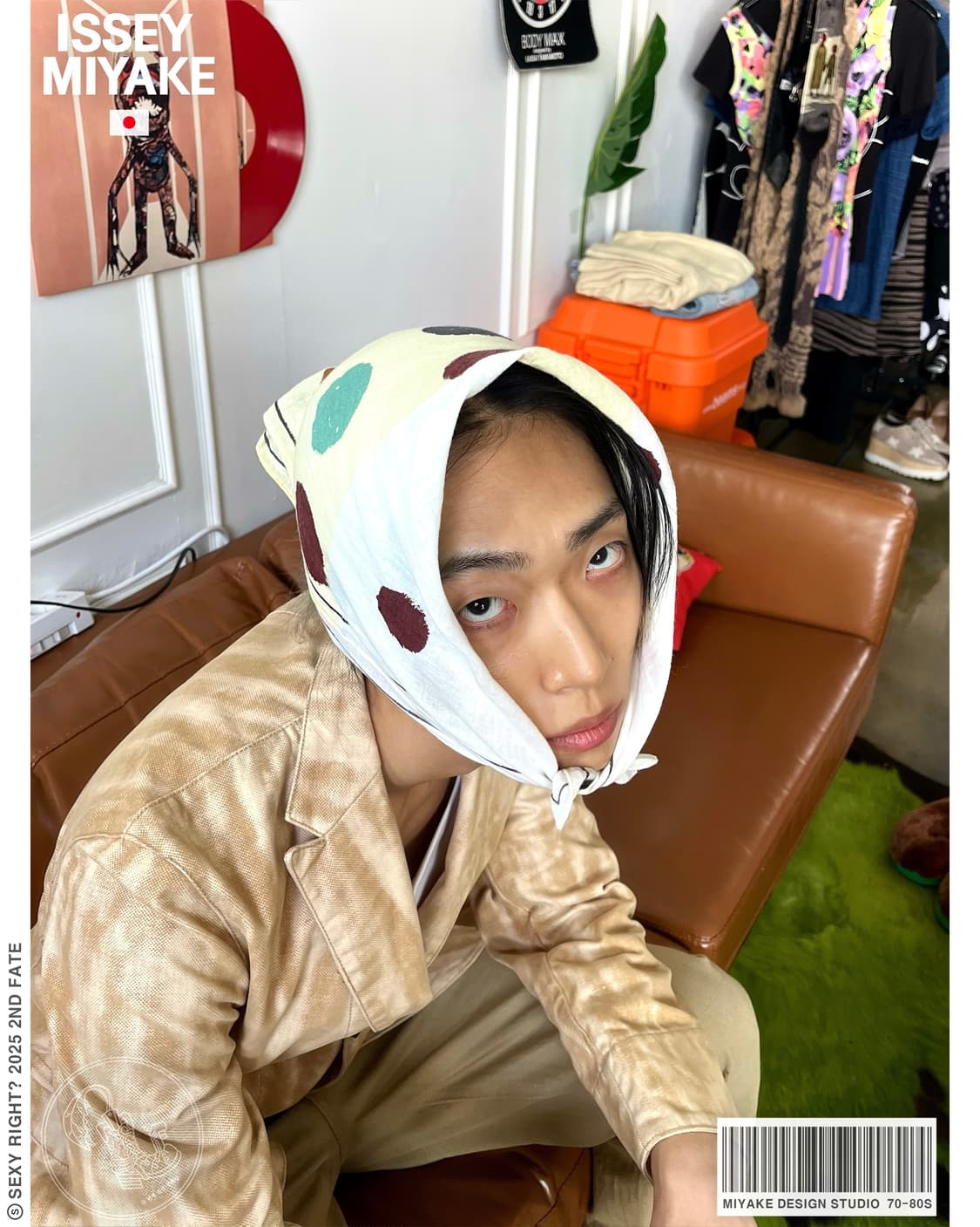 1970-80s MIYAKE DESIGN STUDIO Bandana 상품이미지1