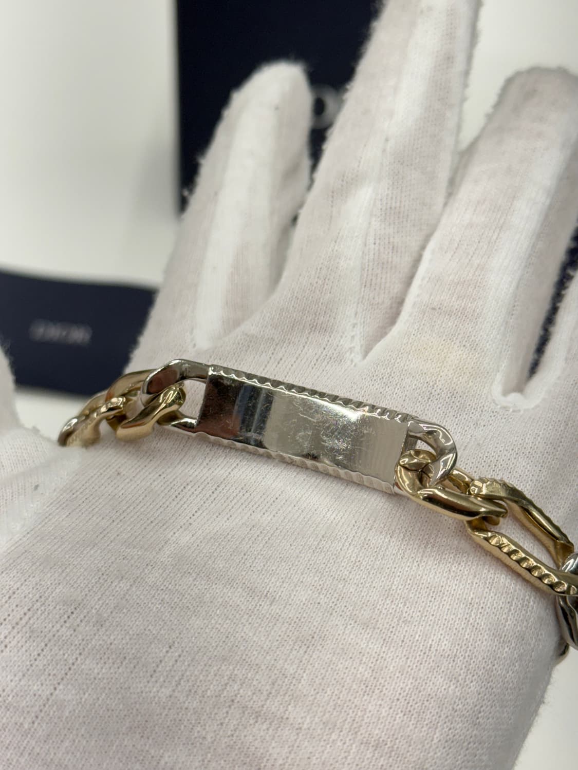 [OS] 디올 꾸뛰르 로고 체인 팔찌 상품이미지3