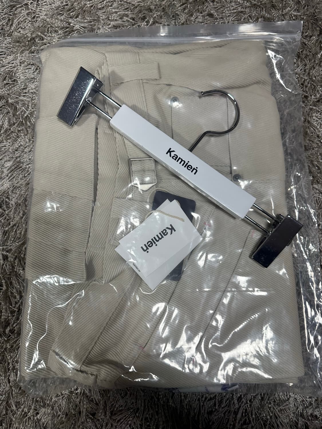 [3] 카미엔 버뮤다 팬츠 라이트 베이지 상품이미지6