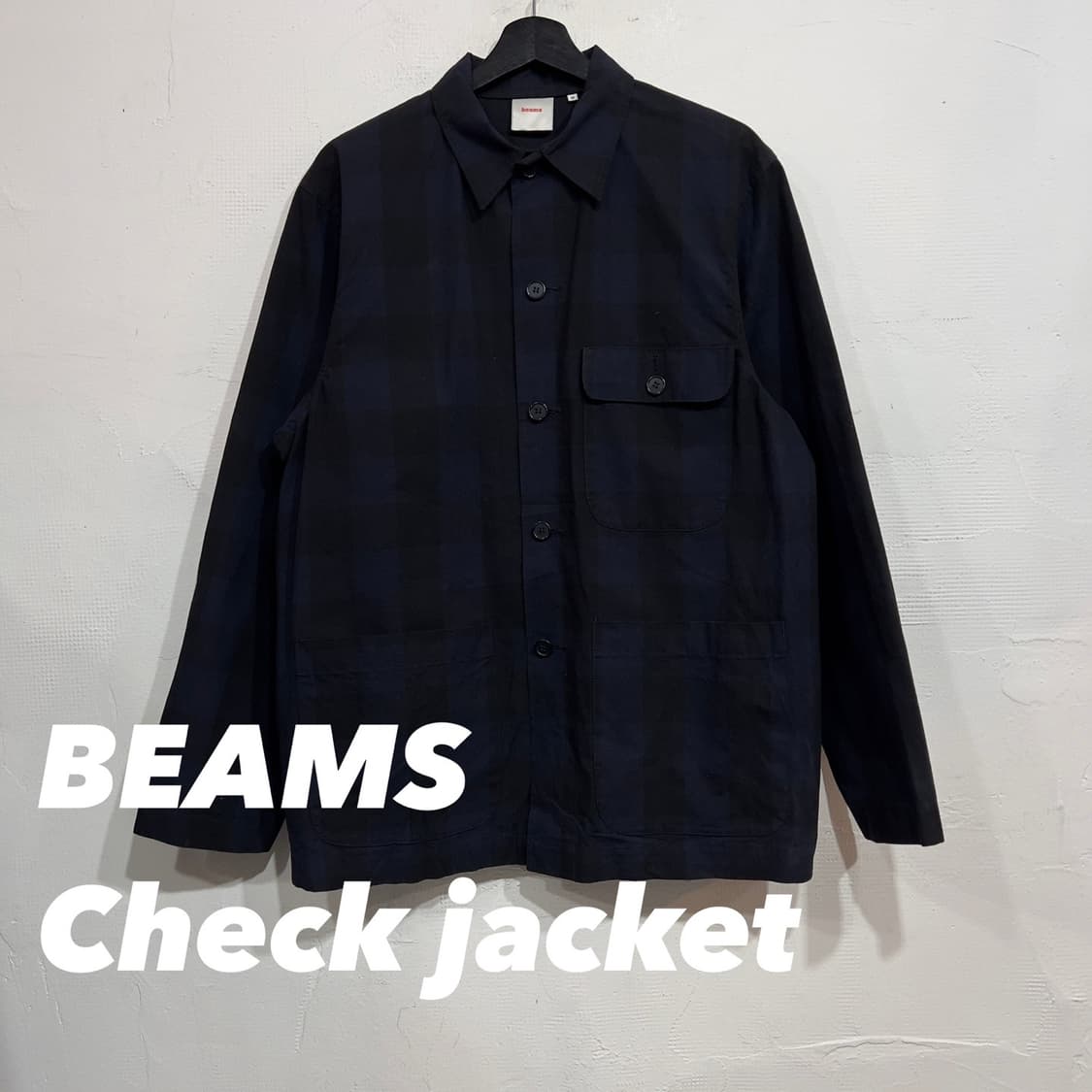 빔즈 워크 체크자켓 상품이미지1