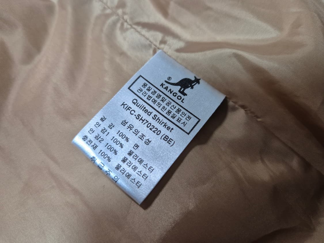 캉골 남성 패딩 셔켓 M 상품이미지8