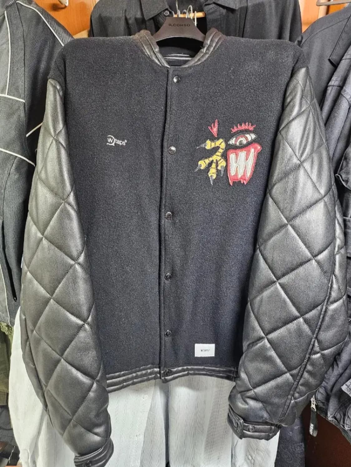 WTAPS CANAL JACKET 더블탭스 레더 바시티 XL 상품이미지3