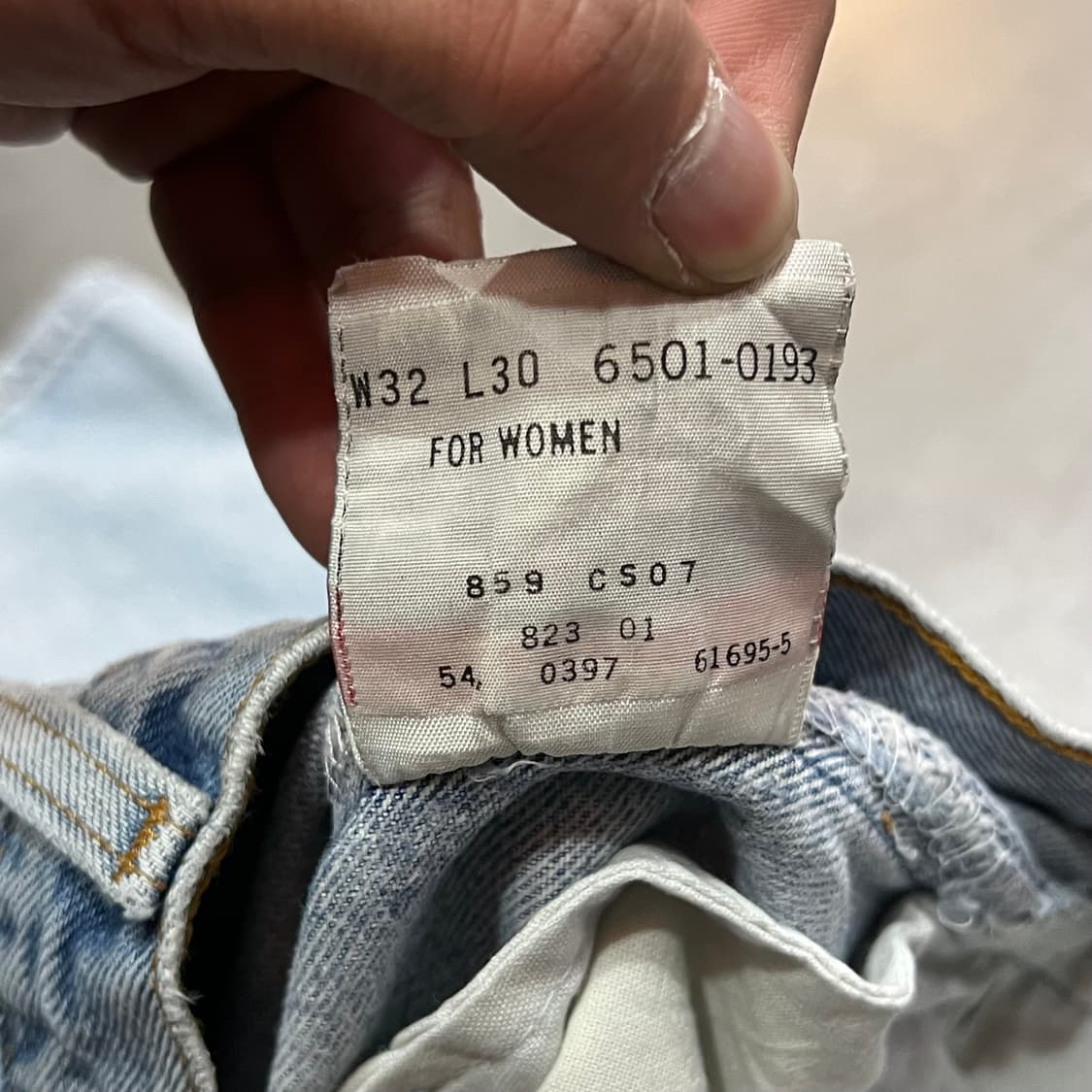 USA 리바이스 501 데님 팬츠 y14793 상품이미지9