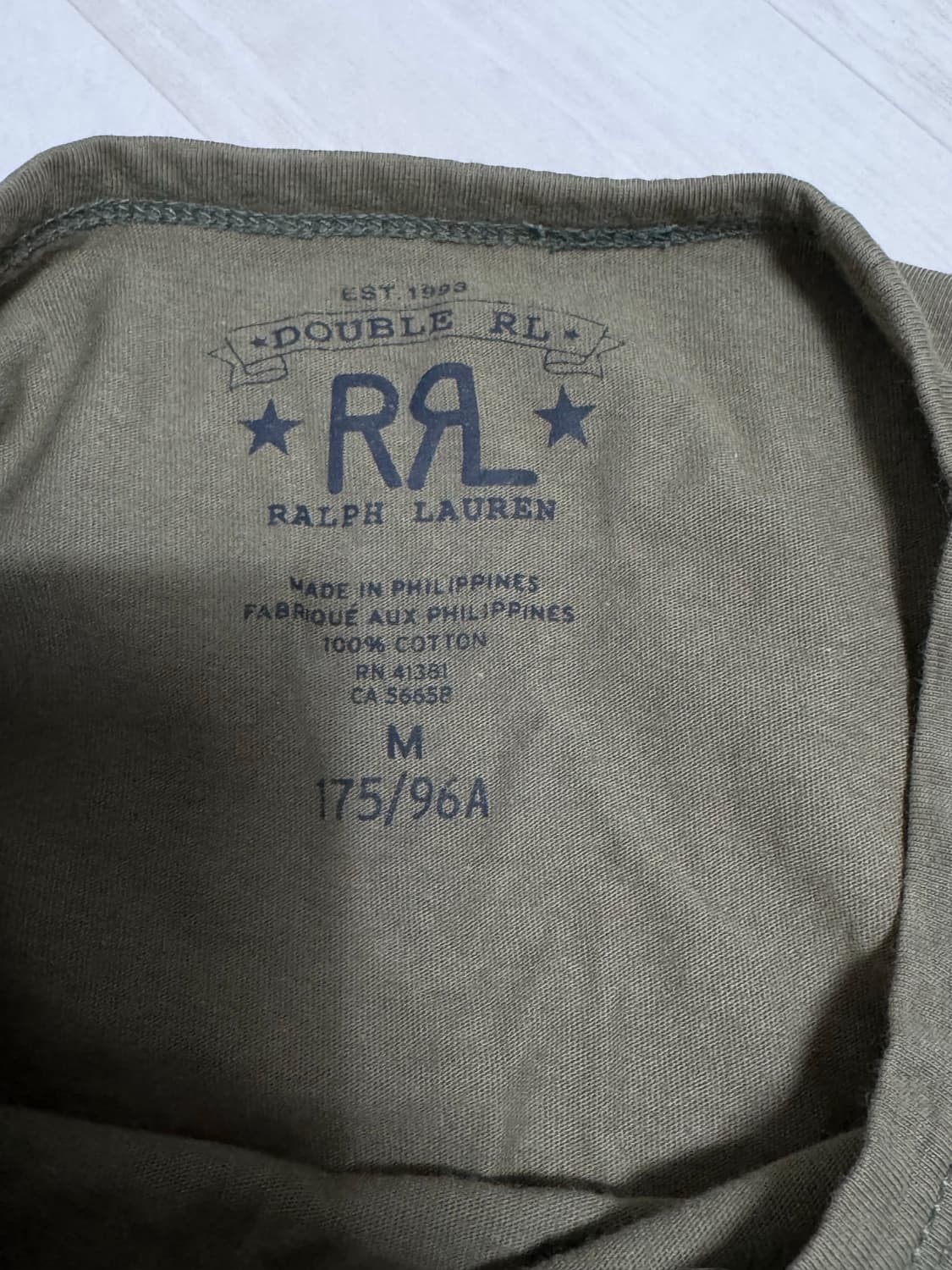 rrl 로고 티셔츠 상품이미지2