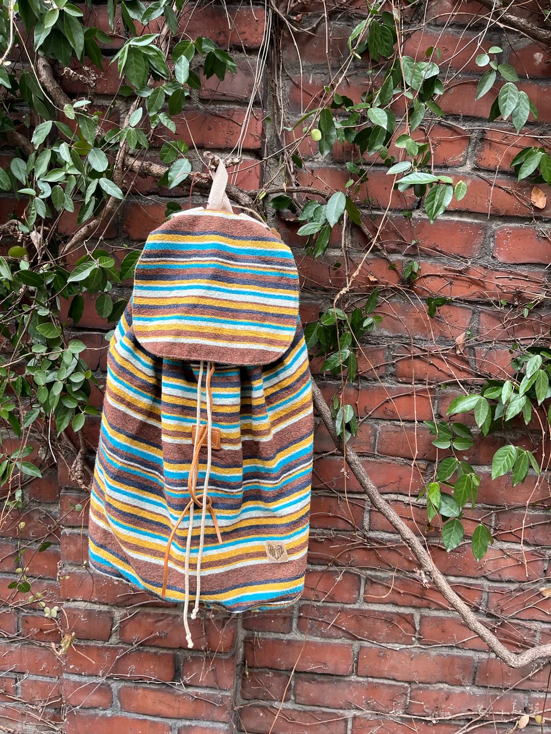 일본 스트라이프 백팩 상품이미지1