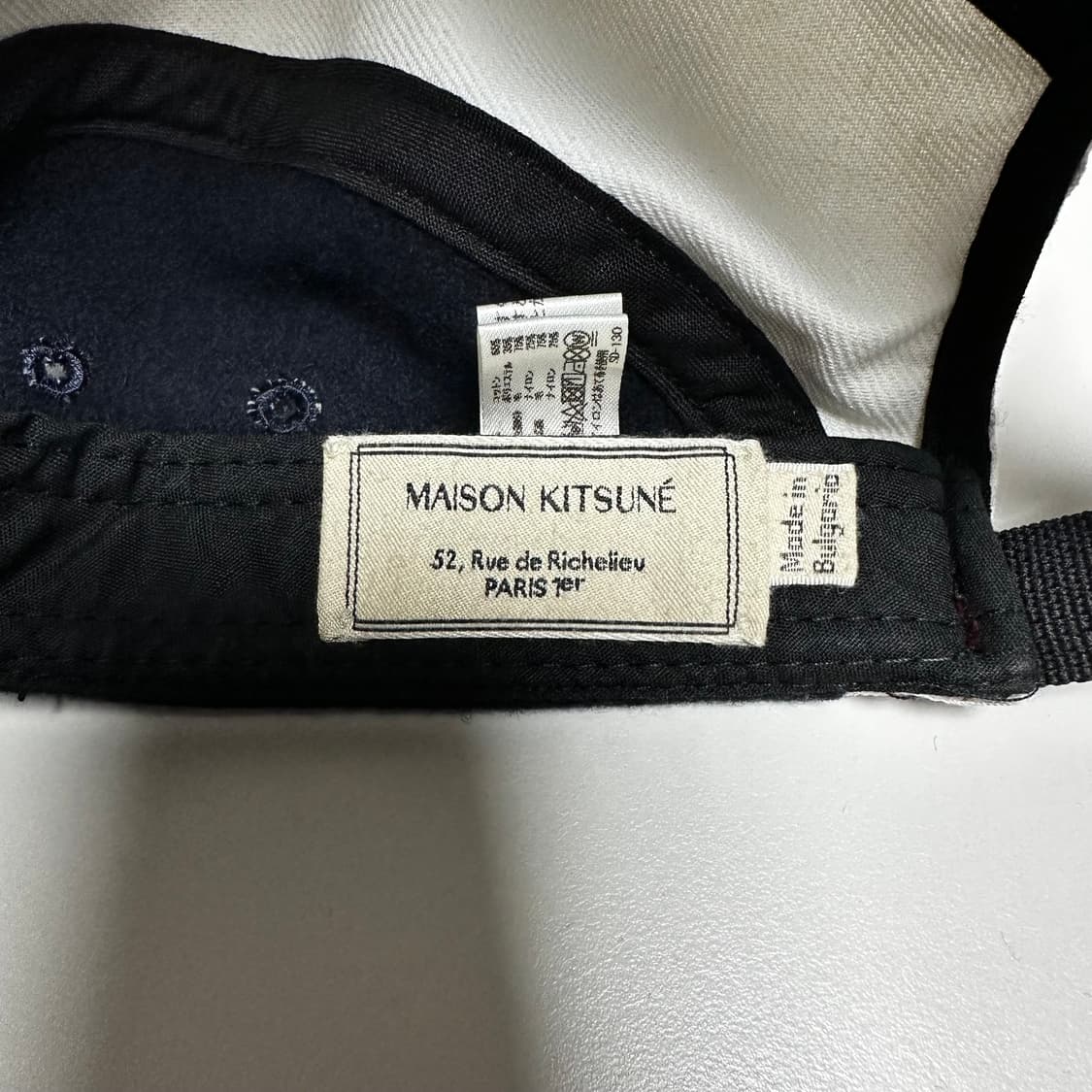 메종키츠네 캠프캡 상품이미지3